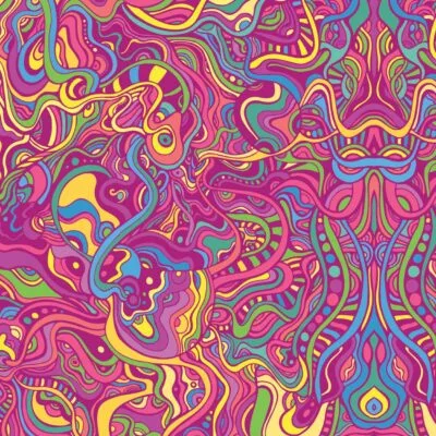 Groovy Pink Psychodelic