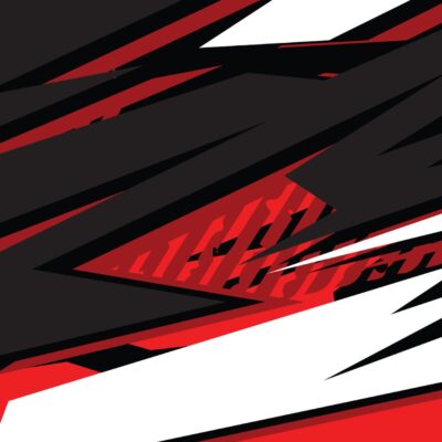 Red and White Racer