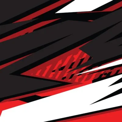 Red and White Racer